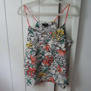 The Limited Strappy Floral Blouse